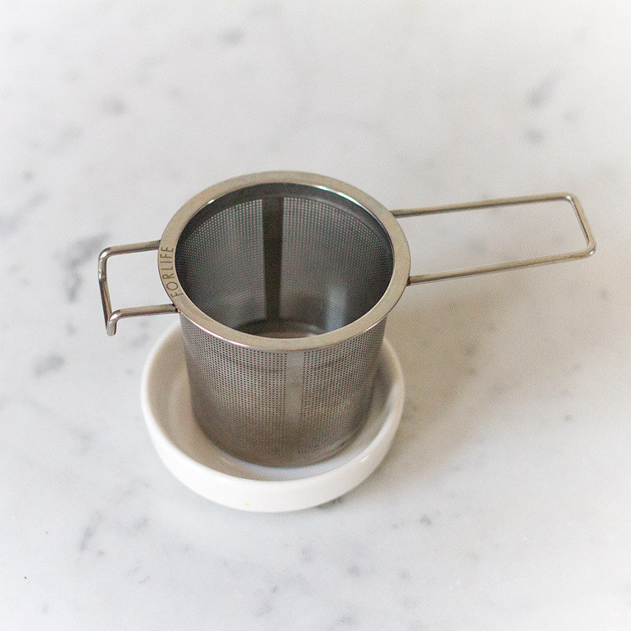 Stainless Steel Tea Filter - Organic & Fair Trade - Little Red Cup Tea Co.