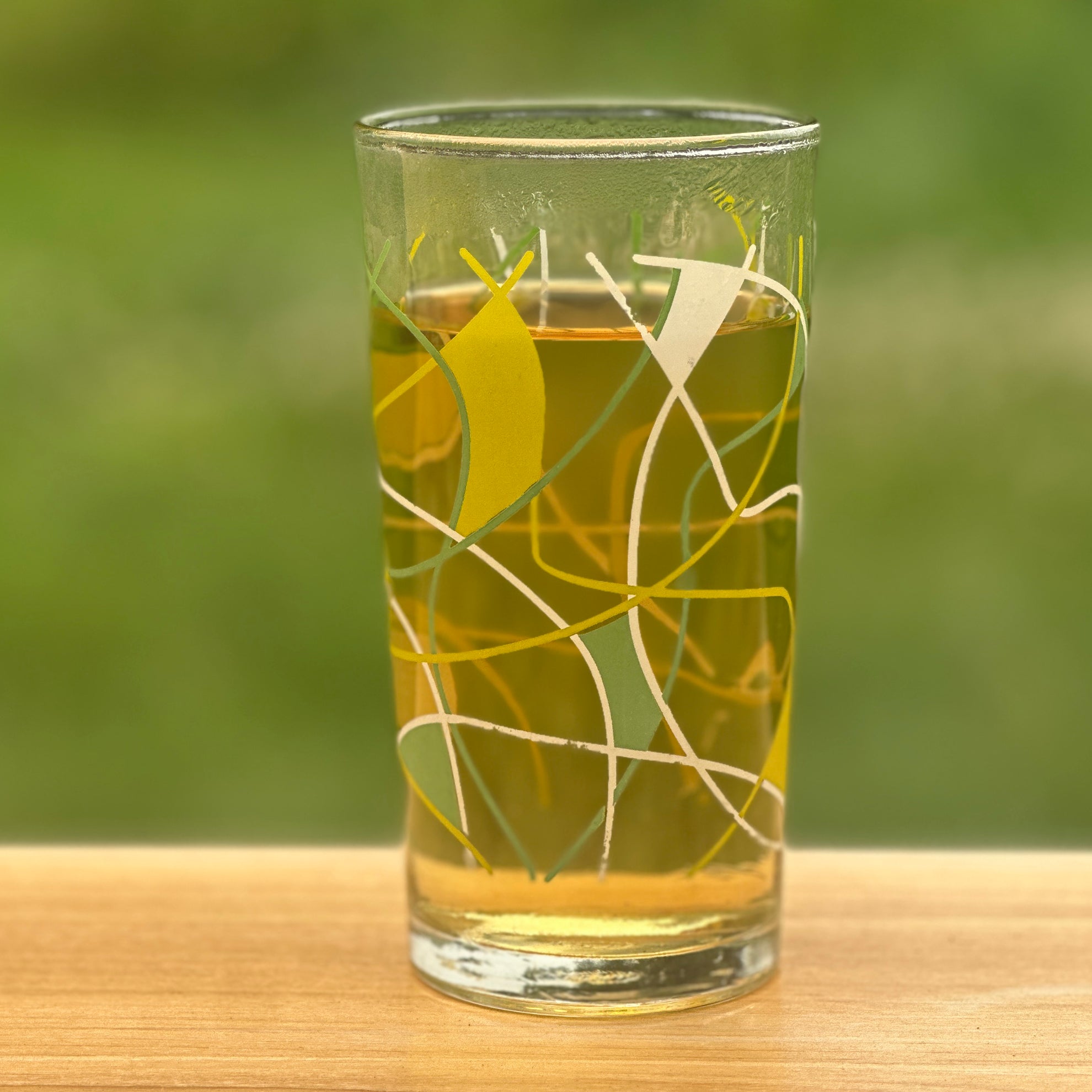 Mint tea in a glass