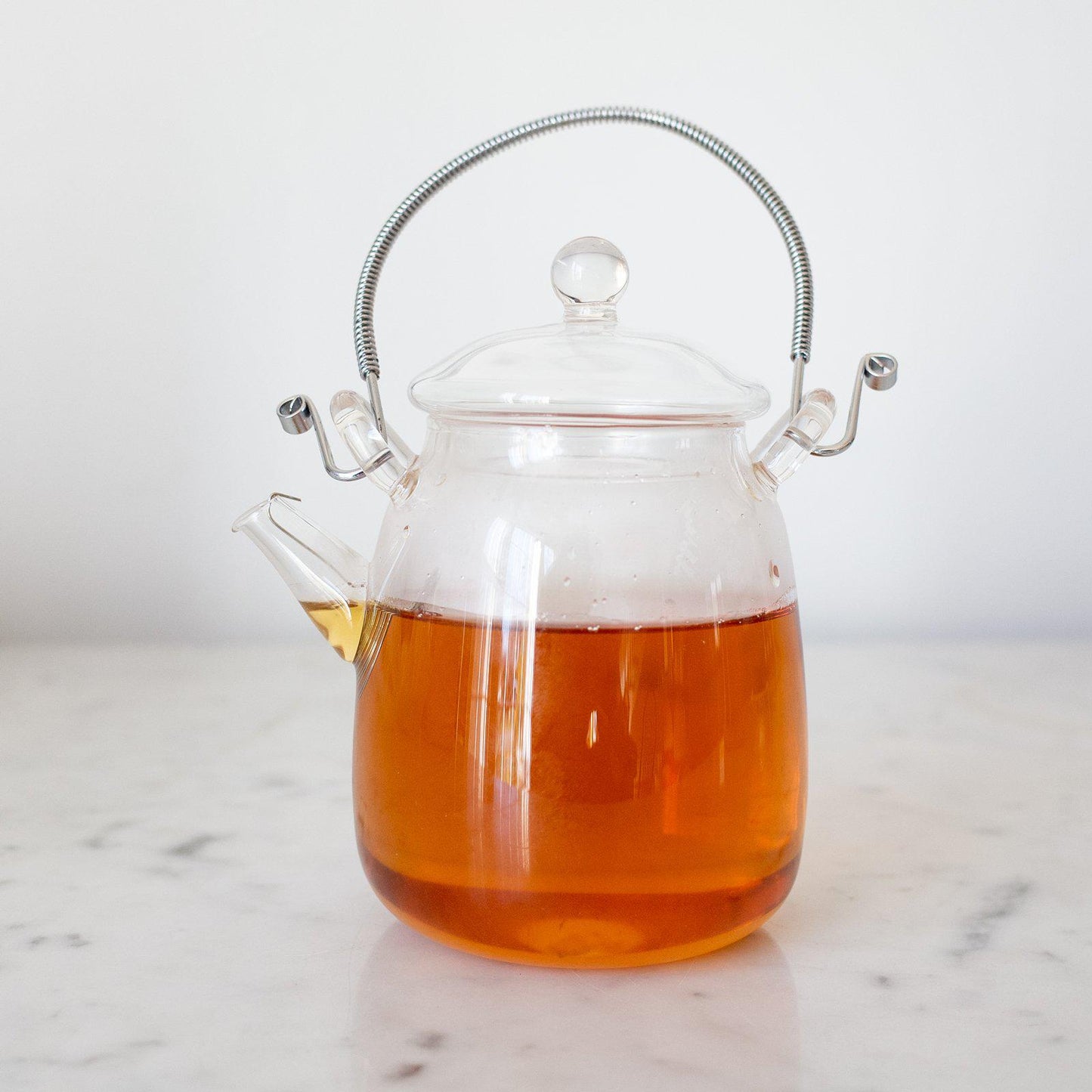 Small Glass Teapot - Little Red Cup Tea – Little Red Cup Tea Co.